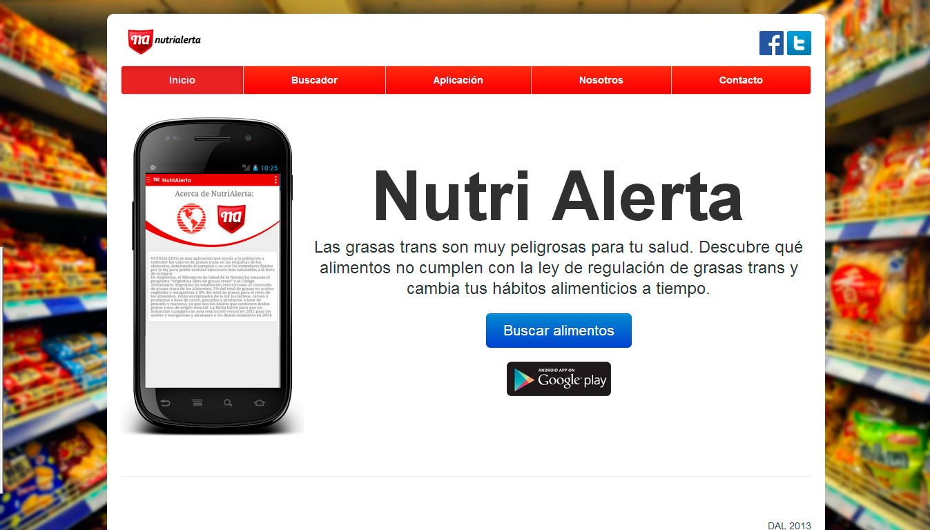 Nuestra aplicación Nutrialerta ganó 1° Premio en concurso