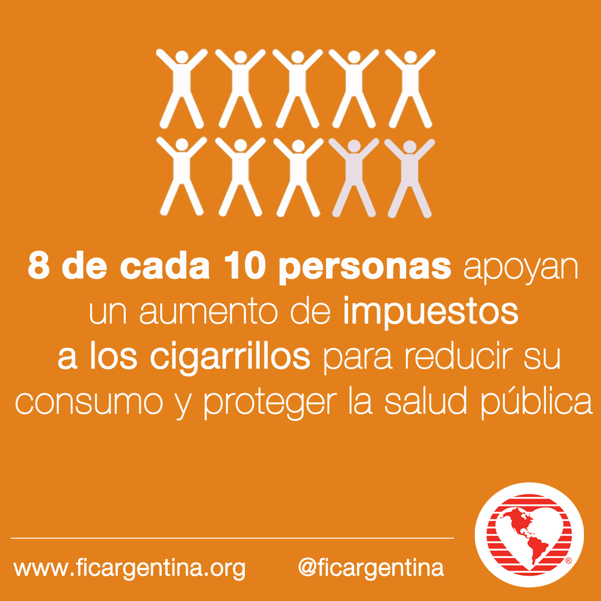 8 de cada 10 personas apoyan un aumento de impuestos a los cigarrillos para reducir su consumo
