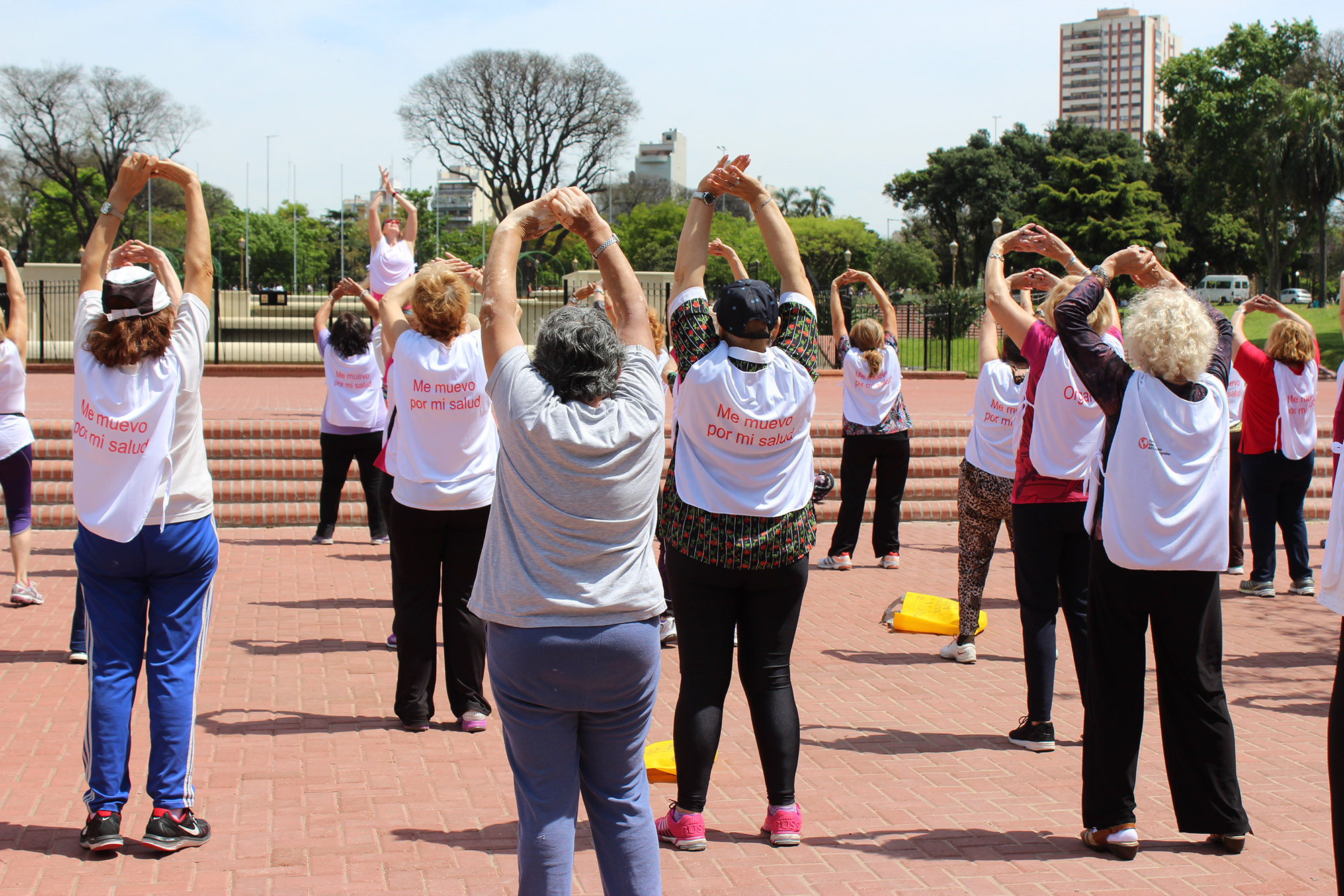 Actividad aerobica para adultos mayores