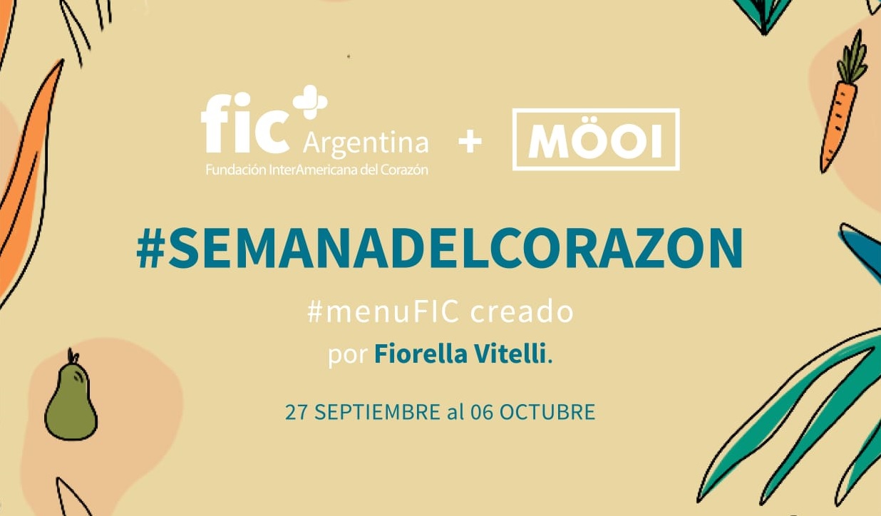 FIC Argentina y Restaurantes Möoi se unen en la #semanadelcorazon para que todos llevemos una vida más saludable