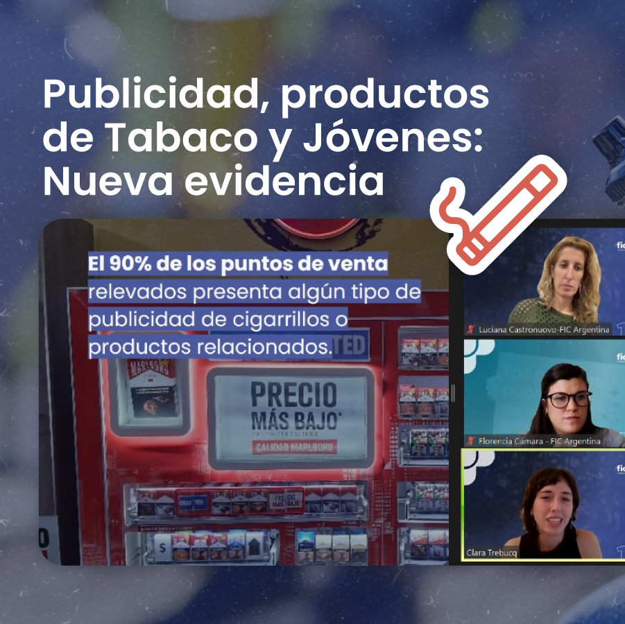 Nueva evidencia sobre consumo y publicidad de productos de tabaco y/o nicotina en Argentina