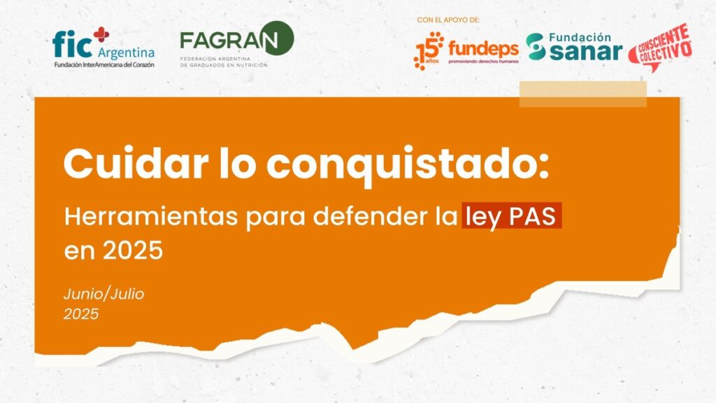 Voces y acciones para proteger la Ley PAS