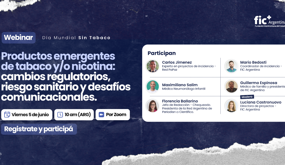 Día Mundial sin Tabaco: prioridades de Argentina frente al cambio normativo de los productos emergentes